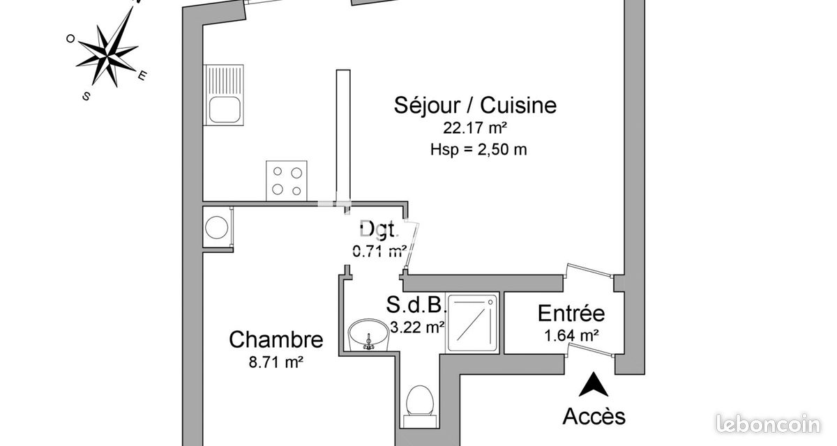 Appartement 2 pièces 36 m² · à Taverny · 36 m² · 767 €