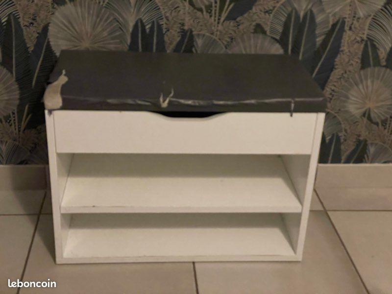 Banc à chaussures avec coffre (image 1)