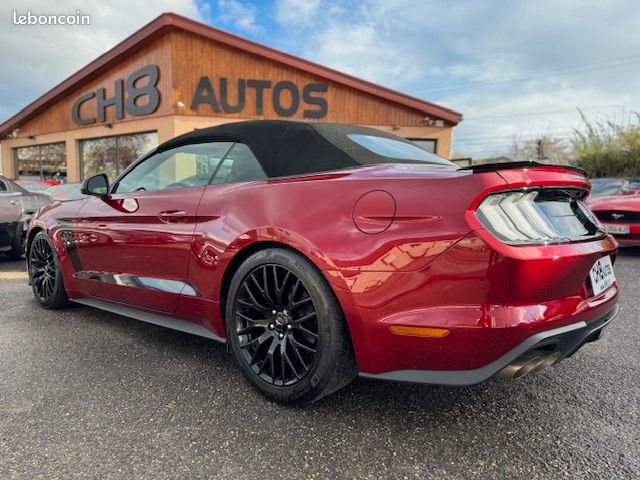 FORD MUSTANG V8 5.0 GT CABRIOLET PHASE 2 ROUGE CANDY SYSTEME AUDIO BANG & OLUFSEN * DISPONIBLE ET VISIBLE SUR NOTRE PARC* 48900eur (image 5)