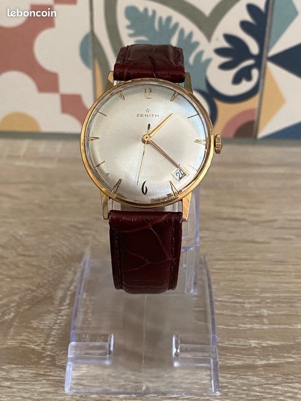 Montre Zenith 2532 En Acier - Occasion, Boîtier Acier, Pièce Horlogère De Collection