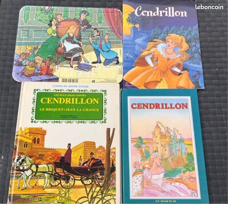 Lot livre et puzzle cendrillon (image 1)