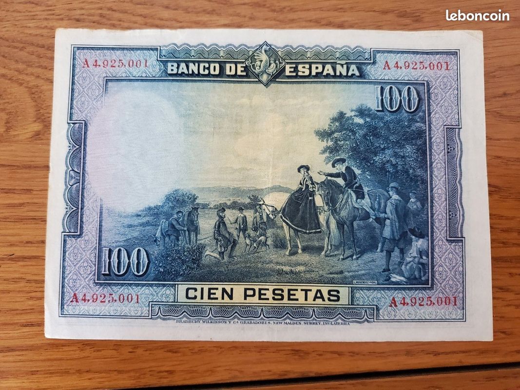 Billets pour collectionneurs : Espagne Numéro de prélèvement : 152a bankfrisch 1970 100 Pesetas Billets pour collectionneurs : Espagne Numéro de prélèvement : 152a bankfrisch 1970 100 Pesetas