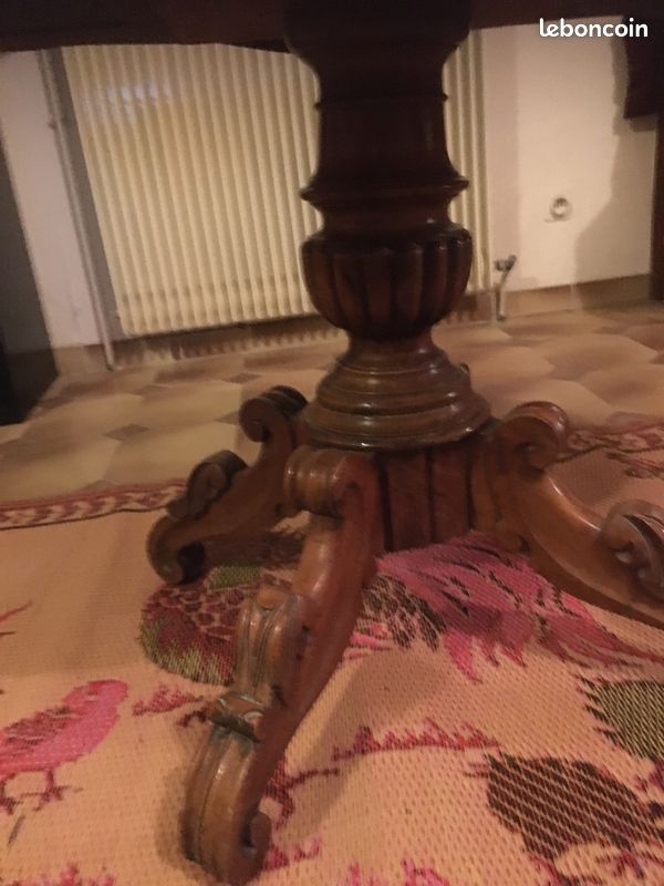TABLE VIOLON NAPOLEON III dessus Marbre (image 2)
