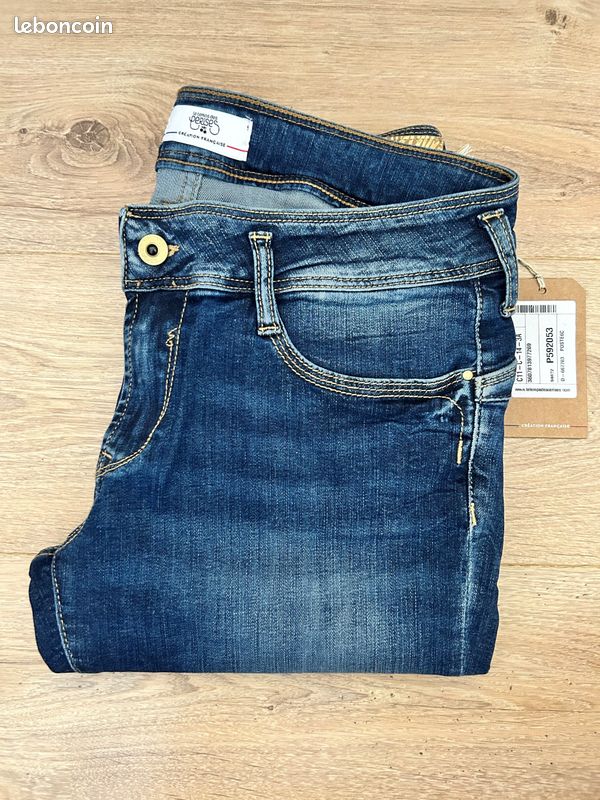 Jeans Lodge Pulp Slim 7/8ème LE TEMPS DES CERISES Taille 32 Neuf (image 9)