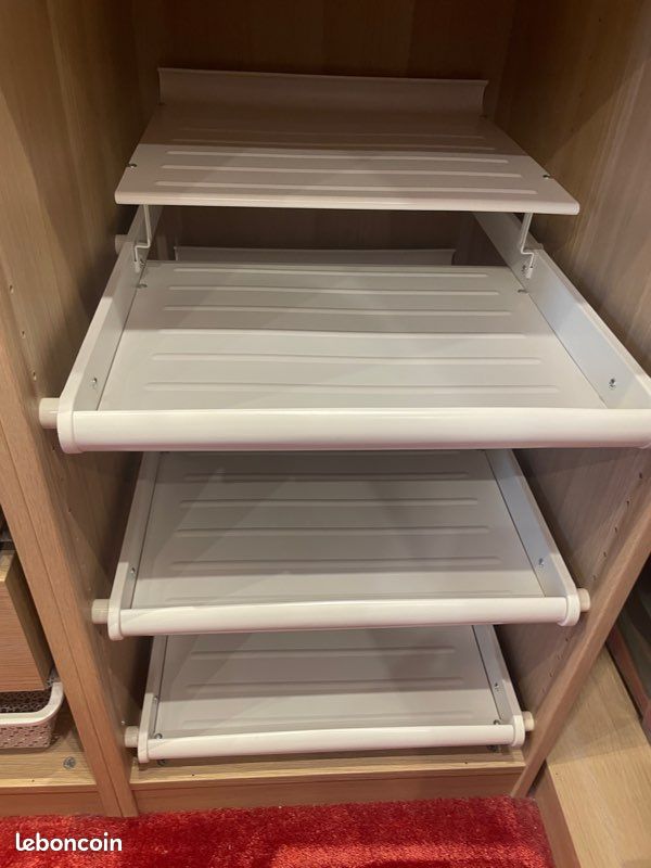 3 étagères à chaussures Ikéa pour dressing Pax (image 1)