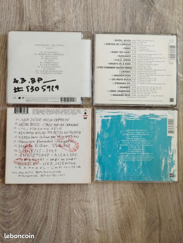 Lot 4 cd Bashung (image 3)