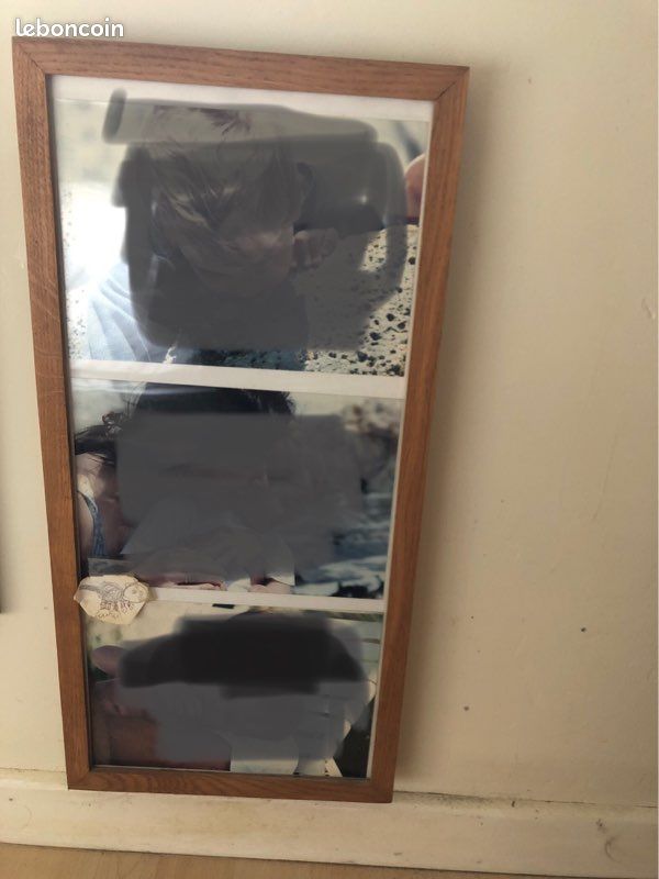 Cadre IKEA bois 3 photos (image 1)