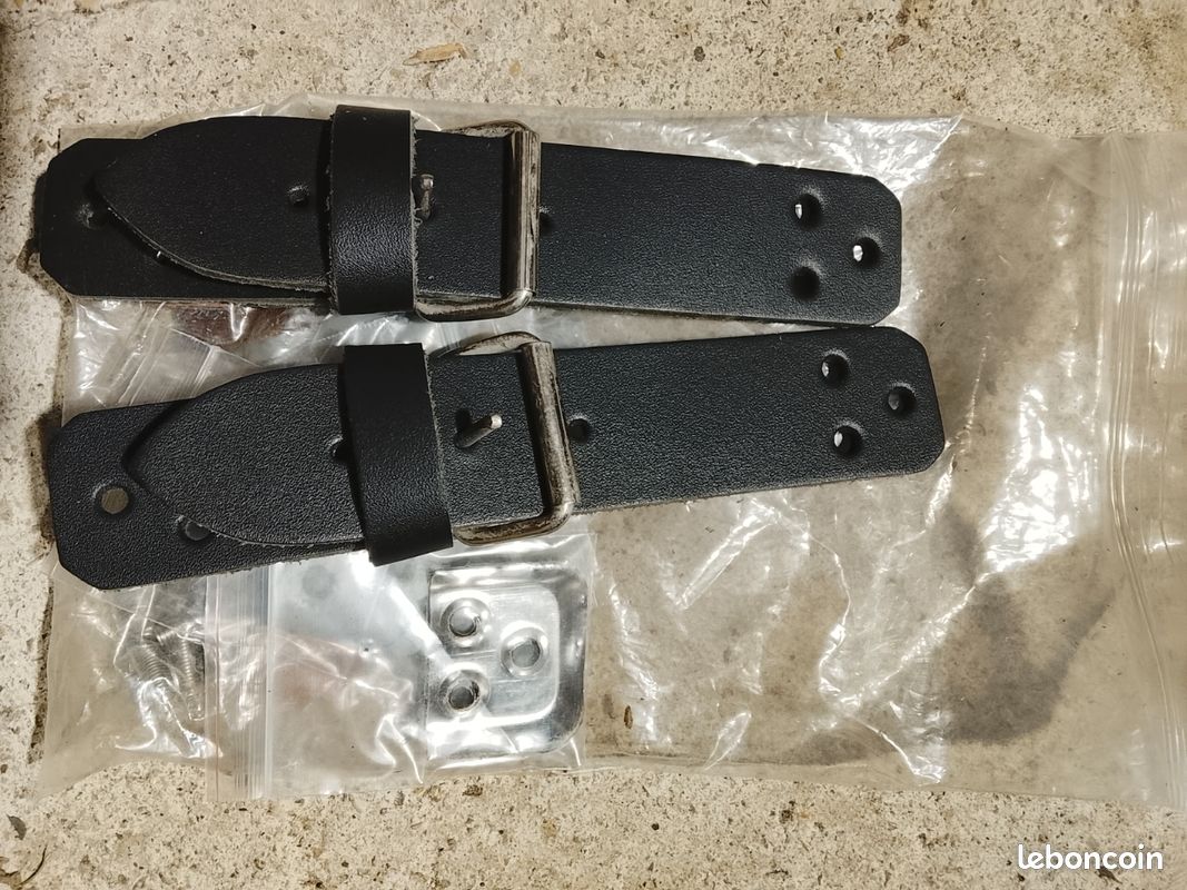 Sangles capot cuir Austin Mini (image 1)