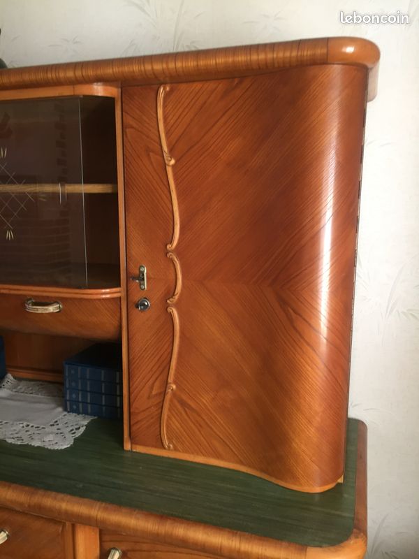 Buffet ancien bois clair (image 2)