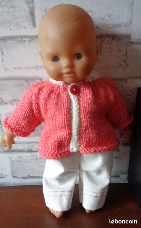 Vêtements pour poupon corolle reborn nenuco 30 cm NEUF pull