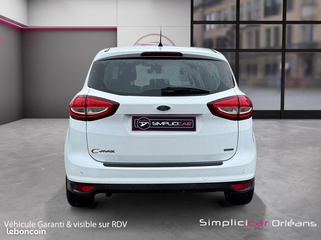 FORD C-MAX II 1.0 EcoBoost 125ch Stop&Start Titanium Régulateur Radar AR Bluetooth Garantie 12 mois (image 7)