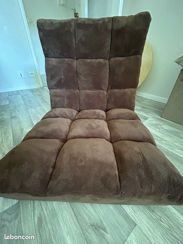 Fauteuil de sol marron (image 2)