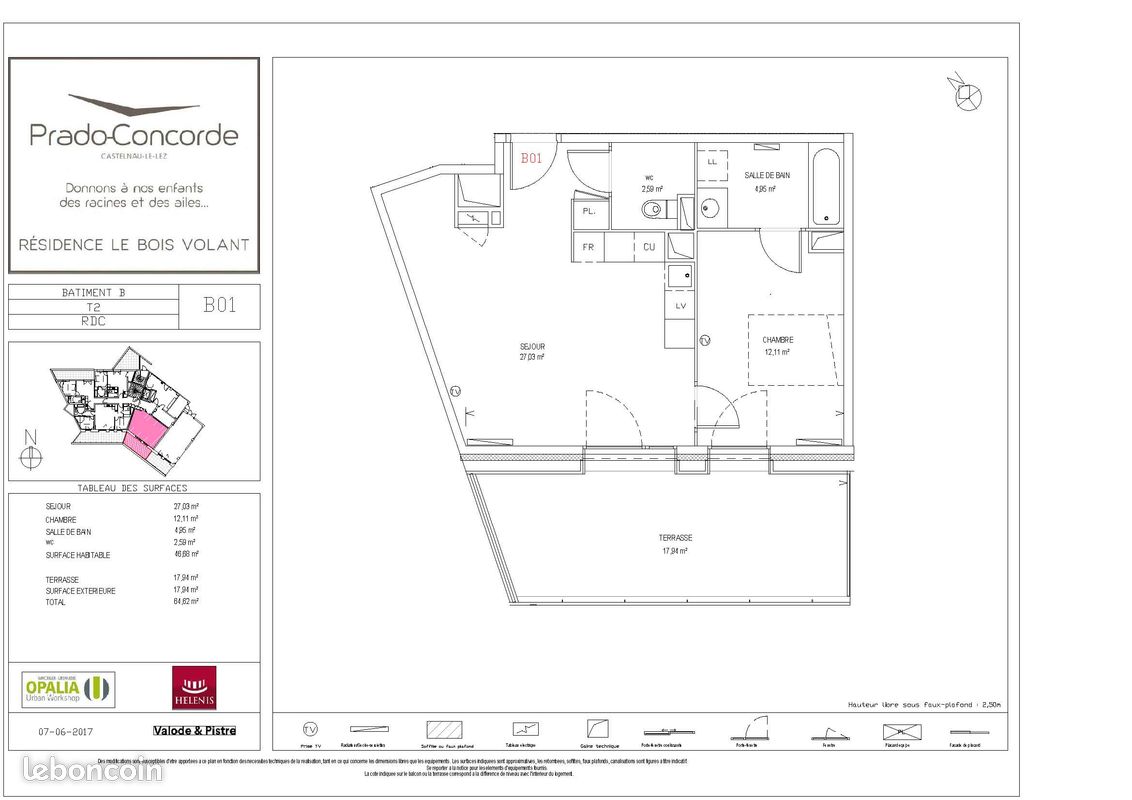 Appartement 2 pièces 47 m² · à Castelnau-le-lez · 47 m² · 215 000 €