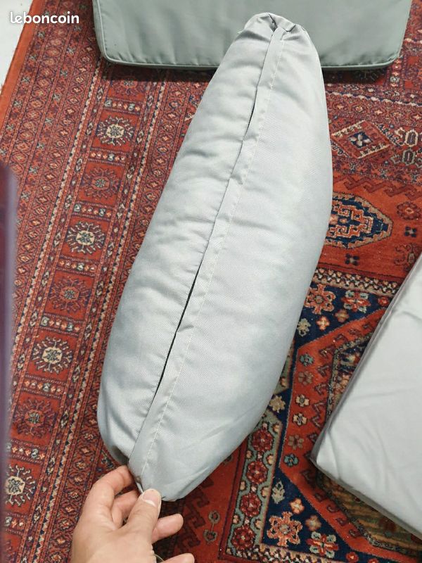 Coussins gris assise et dossier NEUF (image 3)