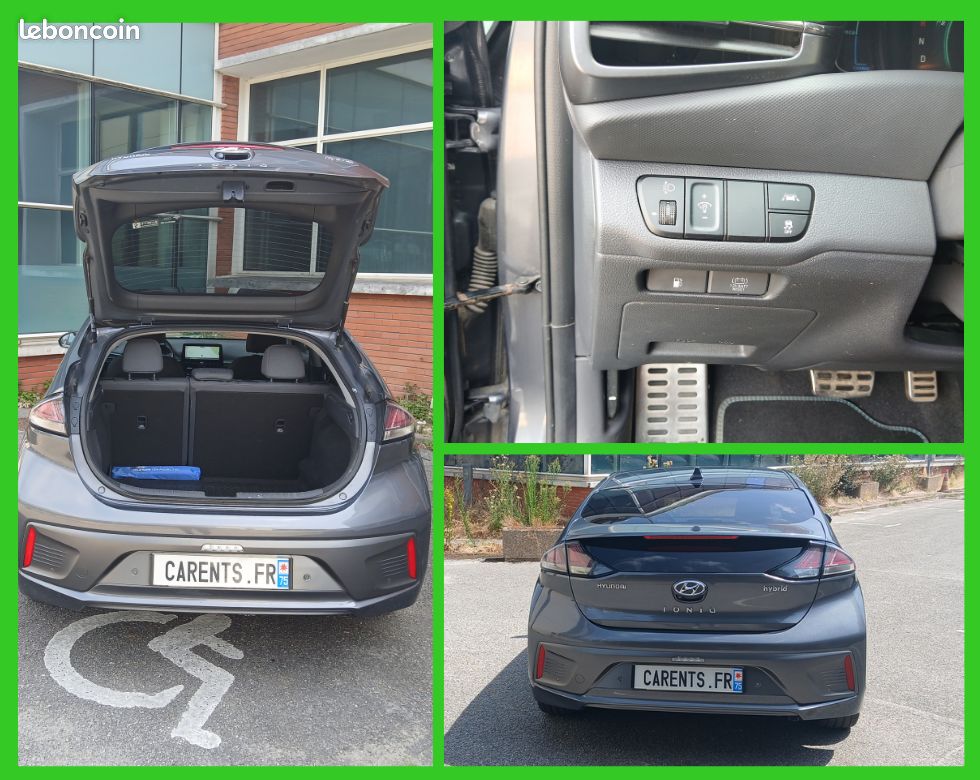 Hyundai IONIQ Hybride Essence 141 CH CREATIVE Hybride Essence Boite Auto -11/2019 – 99 285 km - VO 443 (image 9)