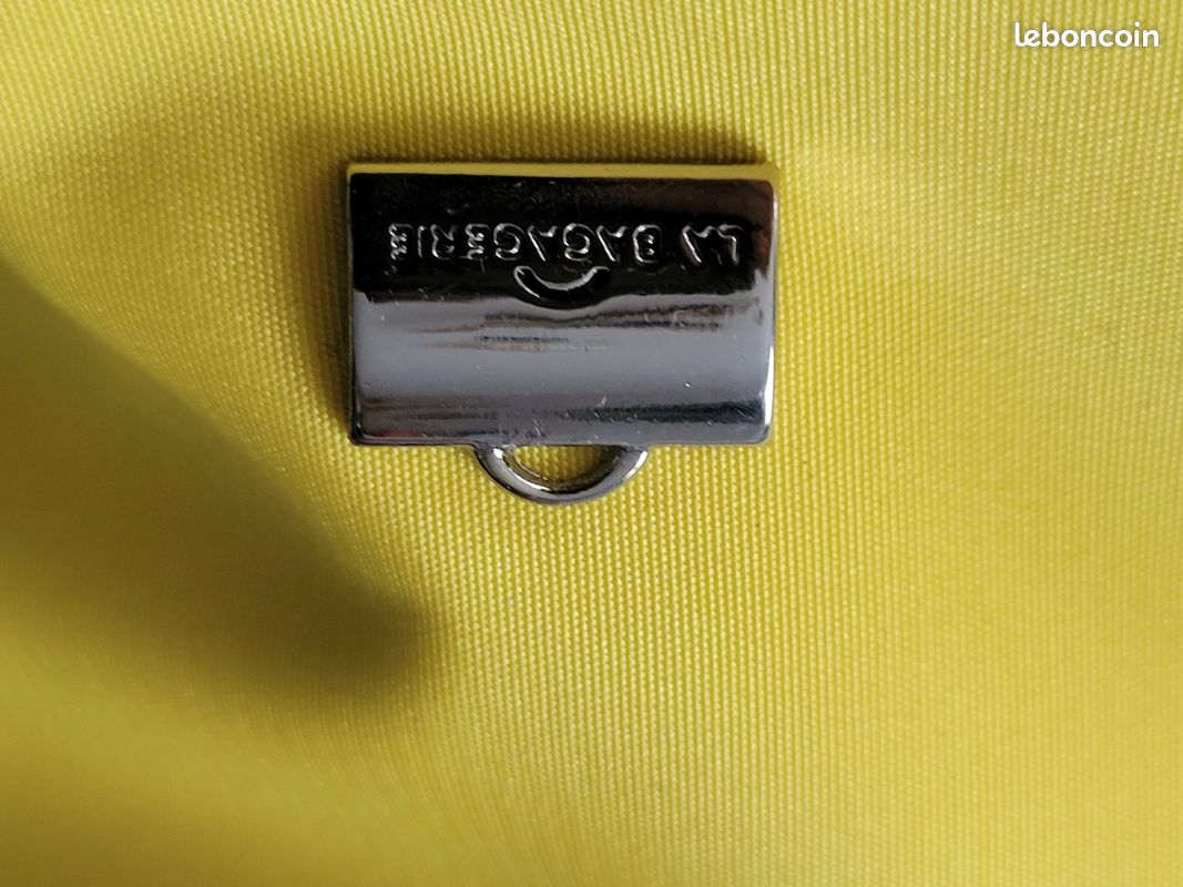 Sac à main jaune La Bagagerie (image 5)