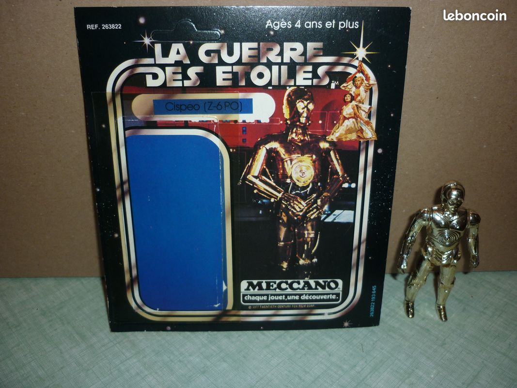 Figurine Star Wars Barada – Kenner Tri-Logo Meccano – 1983 – Bon état – Cape