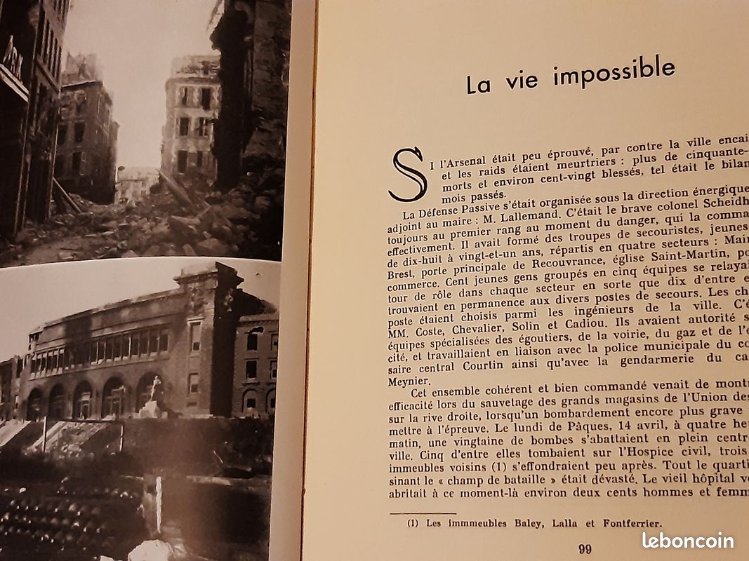 Livre BREST AU COMBAT 1939 1945 FINISTERE - (image 9)