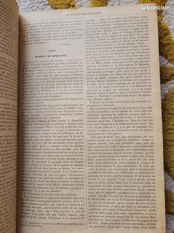 Paul de Caux - Le Foyer des familles. Magasin catholique illustré. Année 1861 (image 8)