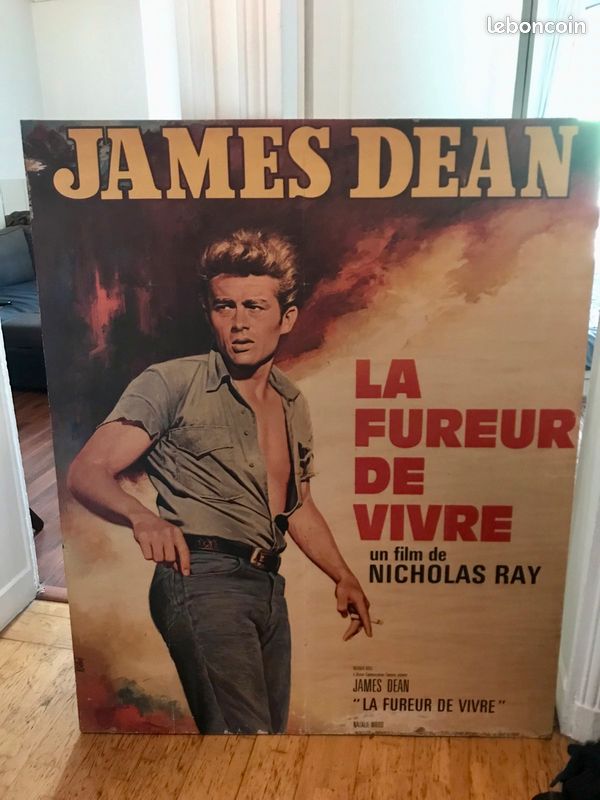 Poster James Dean la fureur de vivre XXL en laminé (image 1)