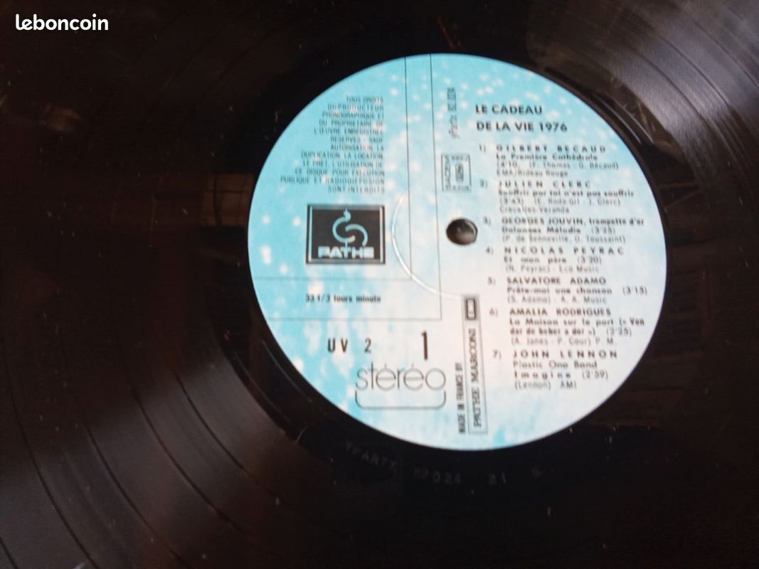 Lot vinyle. Le cadeau de la vie (image 11)
