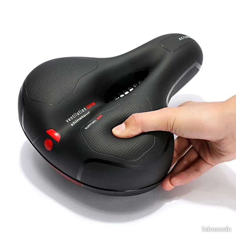 Selle de vélo de route Racing Absorption des chocs Coussin souple en