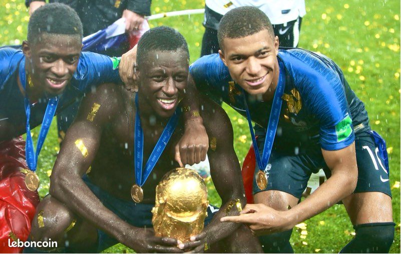 Maillot France FFF Domicile 2018-2019 - Nike Vapor Mendy #22, Taille M