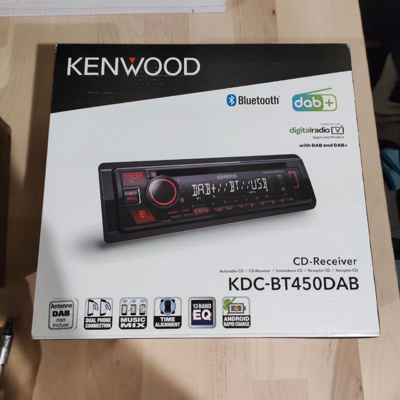 KENWOOD Radio KDC BT450DAB BT Autoradio Bluetooth DAB+
