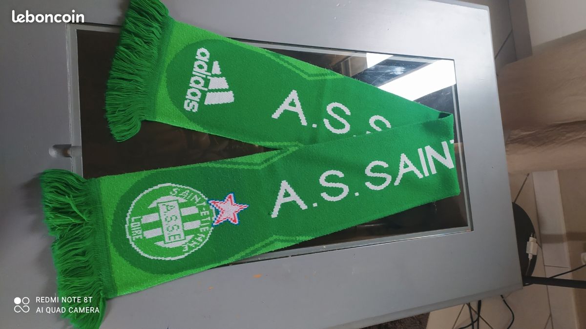 Écharpe Supporter ASSE Saint-Étienne – Vintage – Produit Officiel