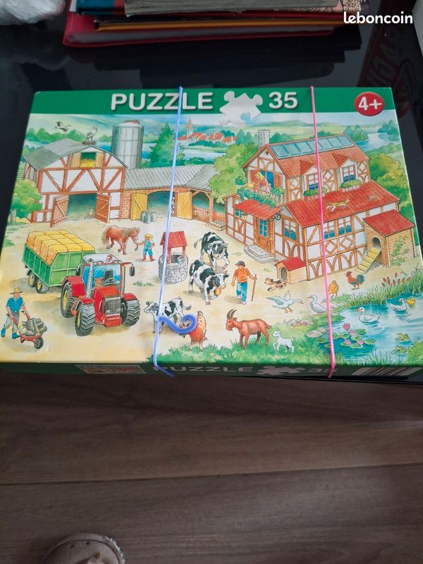 Puzzle 35 pièces 4 ans et + thème la ferme (image 1)