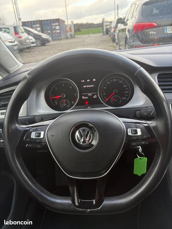 Volkswagen Golf 7 BLUEMOTION TECHNOLOGY 1.6 TDI 105ch, Distribution neuve, radar 360°, GPS (image 8)