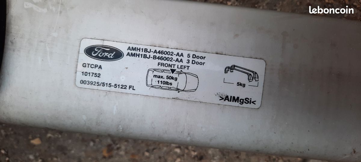 Barre de toit ford fiesta (image 3)