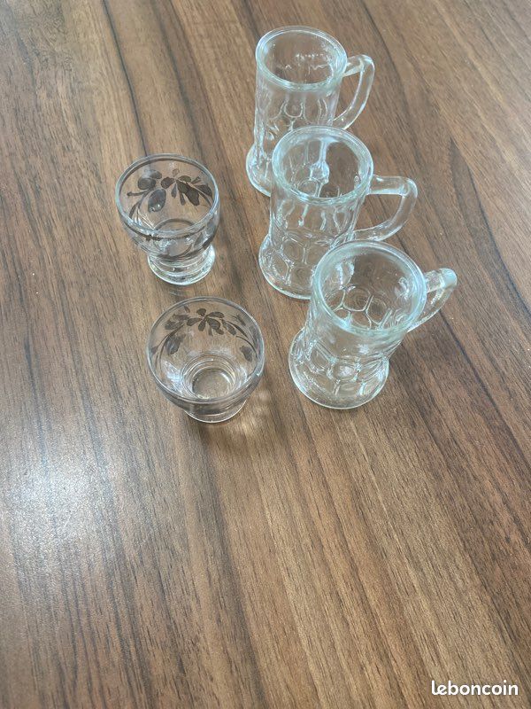 Lot de 5 verres à goutte (image 1)