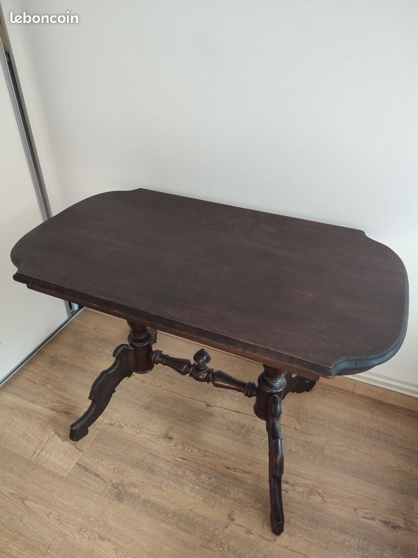 Ancienne table en bois original (image 1)