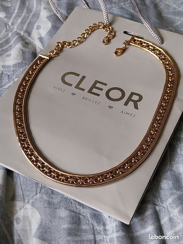 Collier Acier Or (image 1)