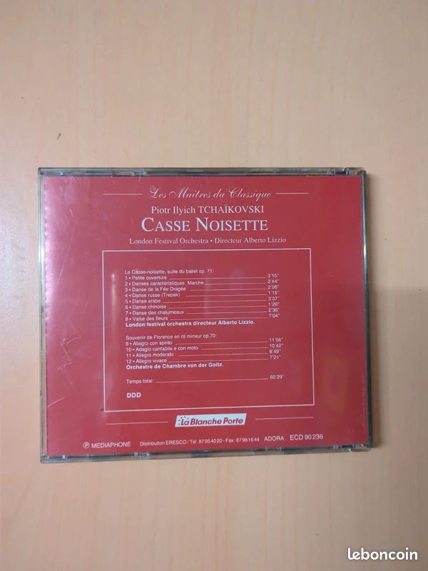 CD "Casse-Noisette" - Tchaïkovski - London Festival Orchestra / Alberto Lizzio (image 3)