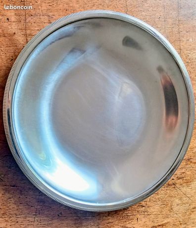 Assiette de présentation (6) - Métal argenté