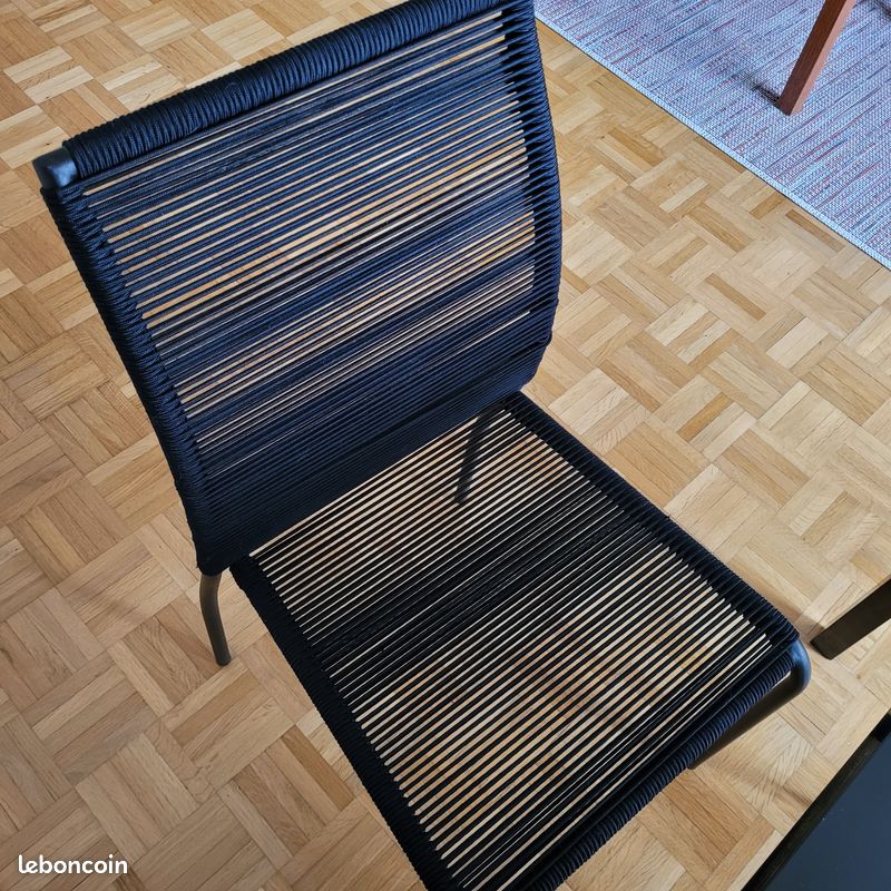 Lot chaises + table (image 3)