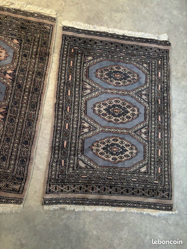 Deux tapis persan descends de lit (image 2)