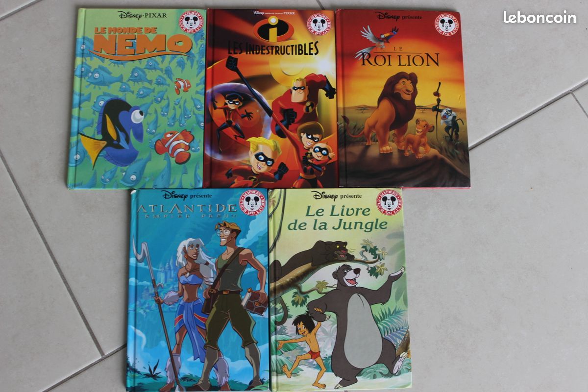 5 livres collection Disney (image 1)