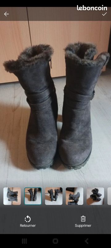 Bottine à talon en 37 de 8 cm (image 2)