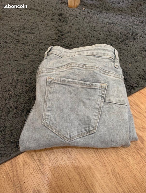 Jean gris clair Mango (image 3)