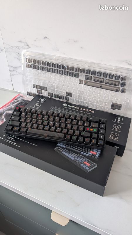 Clavier mécanique Keychron K6 Pro – Hot-swap, RGB (image 1)
