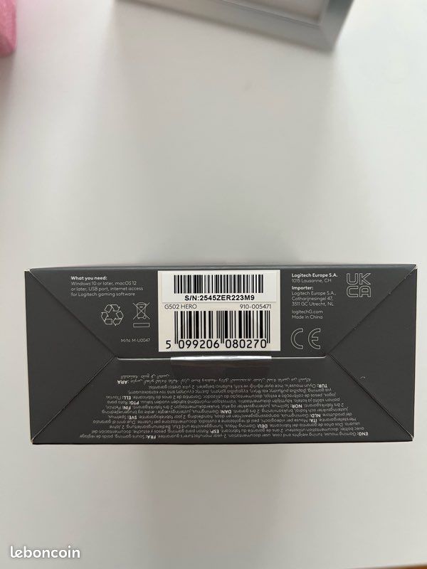 Souris filaire Logitech G502 HERO neuf jamais ouvert (image 5)