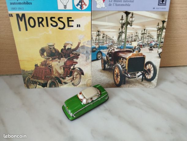 Jouet Ancien Voiture De Course N°13 – Tôle Litho, FJ France Jouets, 1950