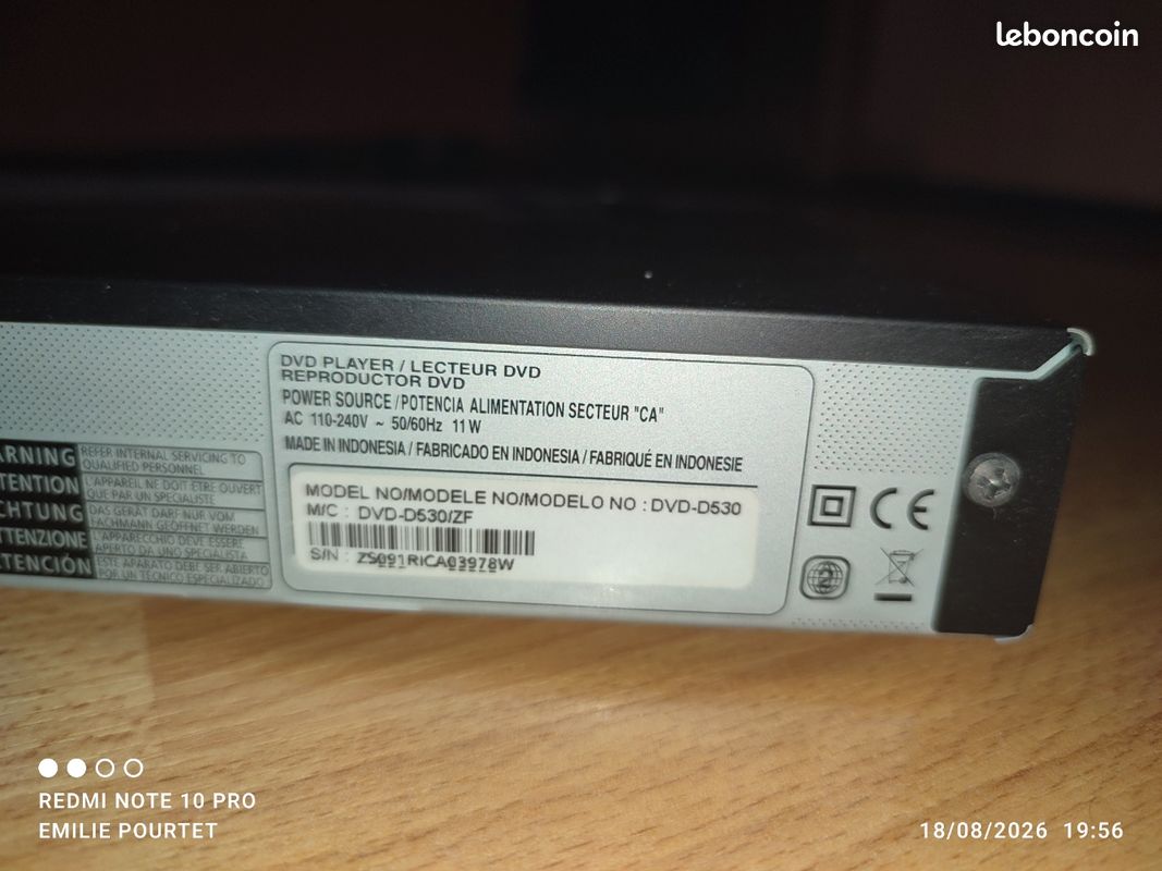 Lecteur DVD Samsung (image 4)