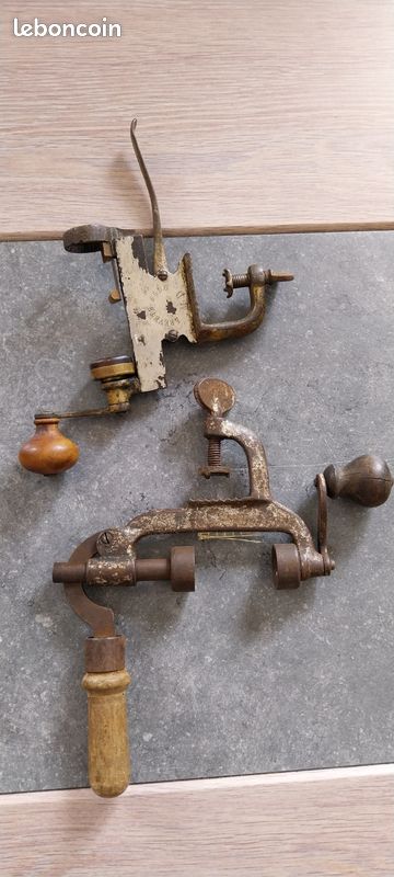 Vieux Moulinet De Pêche Doperr Made In France – Modéle Déposé, Super Rare Et En Bon état