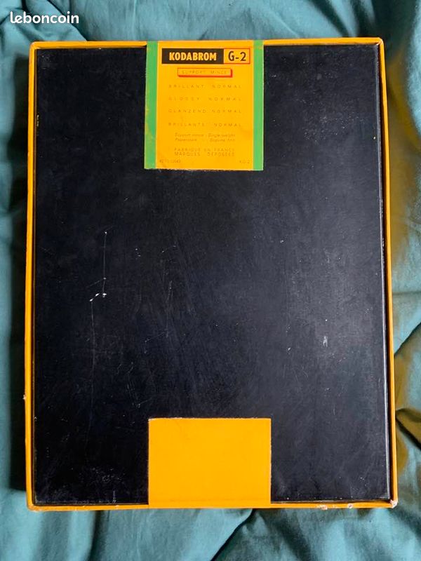 Papier Photo Vintage KODAK Kodabromide F-2 8x10 Pouces - 100 Feuilles Double Poids (NOS)