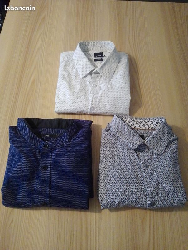 Lot de 3 chemises neuves (image 1)