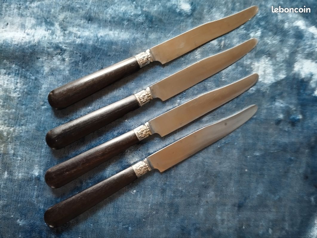 Couteau De Chef Sabatier - Filet De Sole - Manche ébène - Neuf De Stock Années 60